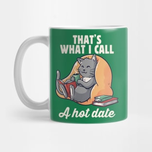 Hot Date Cute Funny Cat Gift Mug